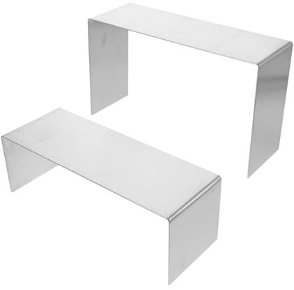IMIKEYA 2St Schuhregal Lagerregal storage shelves Handtaschenregal Metallbügel Schmuckhalter Schuhständer für Geschäft Ausstellungsständer für Schuhbeutel Frauen Schuhe Verkaufsstand Puppe