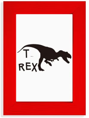 Nombre Dinosaurio Carnívoro Caza Foto Exhibición Arte Marco Rojo