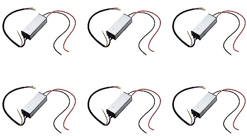 ENERRGECKO 6X LED Transformateur Electronique Transfo Etanche 50W 85-265V Vers 25-40V