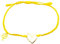 Bracelet Porte Bonheur Femme Bijoux Belle À Tomber, Bracelet Cœur Plaqué Or, Bijoux Trèfle à Quatre Feuilles Pour Femme, Fin Bracelet Bresilien Tresse, Création Française (Jaune, plaqué or)