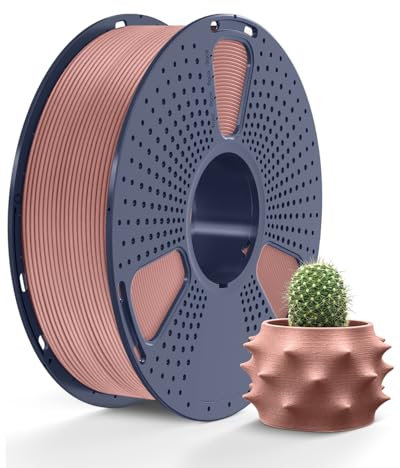 SUNLU Real Wood PLA Filament, Wood Fiber PLA 3D Printer Filament 1.75mm, Dimensional Accuracy +/- 0.03mm, 1kg(2.2lbs), 330 Meters, Holzfarbe Kirsche
