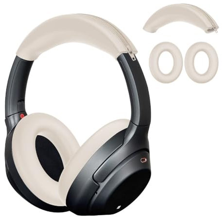GETBSTOOP Silicone Earpads Headbeam Sleeve Soft Earmuff Cover Anti-Scratch Headset Sleeve Replacement for Sony ULT WEAR WH-ULT900N/WH-1000XM3/XM4