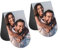 JSDDE 2er Personalisiert Lesezeichen mit Foto Gravur, Magnetisch Lesezeichen mit Bild, Personalisiert Geschenk zum Geburtstag Abschluss Abitur Einschulung (Größe: 40 * 140mm)