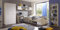 M Möbel-Direkt Deutschlands schnelle Möbel Jugendzimmer Nanu- Kinderzimmer Komplett Set in in Eiche San Remo und Weiß - Verschiedene Set Varianten wählbar (5 teilig)