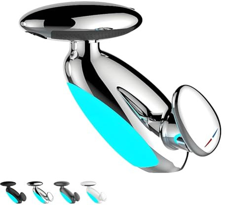 Bathroom Vanity Faucet with Pull Out Sprayer, 360° Rotating Washbasin Faucet with 4 Water Flow Modes & LED Light, Hot and Cold Water Sink Faucet(Chrome,Without LED)