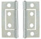 Bifold Door Hinges 75mm (3 inch) Zinc Plated Flush Door Bifold Gate Hinge for Kitchen Corner Cupboard Cabinets Wardrobe Pack of 2