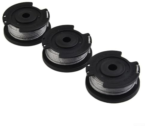 Yuanpgky 3 Pack Replacement Spool and Line for Bosch EasyGrassCut 18V 23 26 String Trimmer, 4m 1.6mm Cutting Line Compatible with F016800569 18-230 18-260
