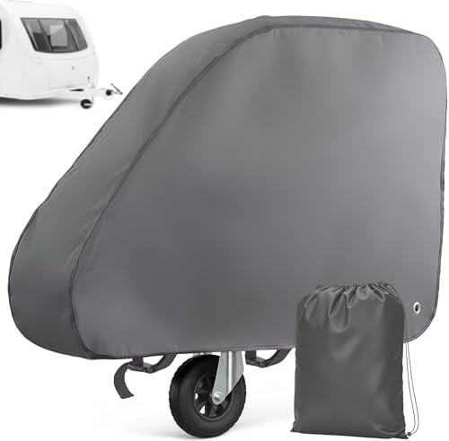 Praknu Deichselabdeckung Wohnwagen PVC – Deichselhaube – Anhänger Abdeckung | Extra dicke Schutzhülle, wasserdicht & UV-beständig, für Anhängerkupplung & Deichsel, auch für Humbaur