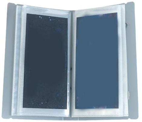 Konzertticket-Album für 80 Tickets, 22, 9 x 12, 7 cm, transparentes PP-Stub-Album, kompakter schützender Stub-Halter für Konzerte, Konzerte und mehr für Partys
