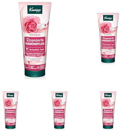 Kneipp Duschbalsam Rosenzarte Verwöhnpflege - Duschgel mit hochwertigem Extrakt aus Bio Rosenblüten & einem pflegenden Öl-Komplex schenkt ein glattes Hautgefühl und pflegt die Haut - 200ml