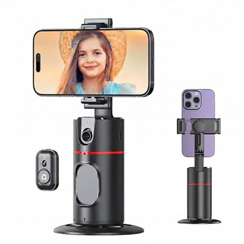P02 Auto Face 360 degrees Tracking Selfie Phone Holder & Gimbal for video calling or Vlogging