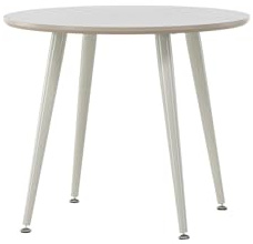 FURNLUX Kindertisch, Beige, 60x60x50 cm, 6 kg, MDF und Stahl Konstruktion, FSC-Zertifiziert, Montageanleitung verfügbar, Quadratisch, Plaza Kollektion