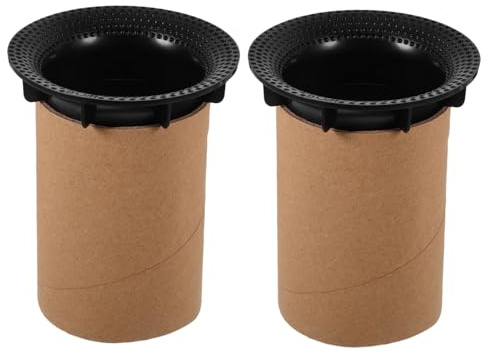 VERDANVERSE 2 Tubos de Puerto para Altavoz de Graves Réflex de Plástico y Papel para Caja de Sonido, Fácil Instalación para Audio de Coche y Cine en Casa