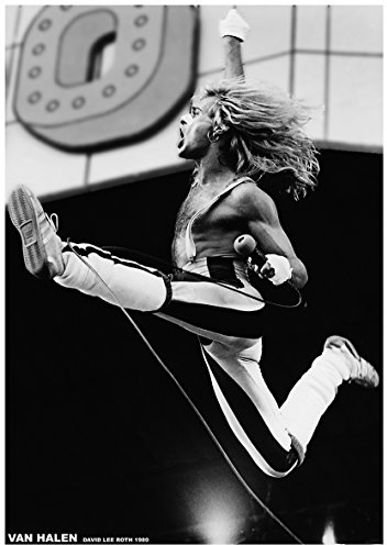 Unbekannt Van Halen Poster David LEE ROTH 1980