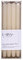 DONAU HOME Set Lange Stabkerzen Gerippt/Cream, Beige/ 4 Stück / 30 x Ø 2,5cm Unparfümiert/Geriffelte Stabkerzen/Tafelkerzen zur Dekoration im Wohnzimmer, Bad / 10 Stunden Brenndauer