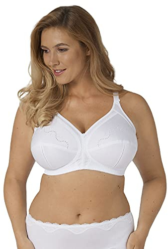 Triumph Women's Doreen + Cotton 01 N Non-Wired Bra, White 003, 36DD