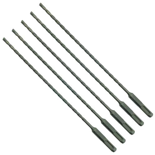 5 x SabreCut SDSC55_5 5.5mm x 260mm PGM Approved SDS Plus Drill Bits for Stone Concrete Brick