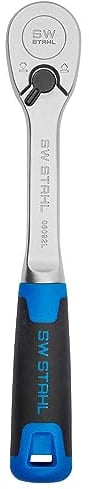 SW-Stahl 06092L Umschaltknarre 1/2 Zoll I High Torque 1075 Nm I feinverzahnt mit 90 Zähnen