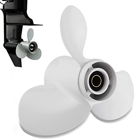 Propeller, Außenborder Propeller 8 Spline Tooth 3 Blades 683-45941-00-EL 9 1/4 x 12 Passend für Yamaha 9,9-15 PS