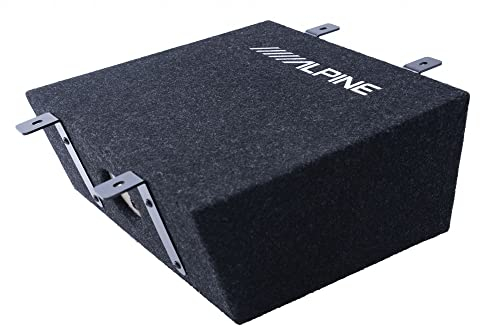 Alpine SWC-D84T6 Subwoofer Gehäuse Kompatibel für VW T6 & T6.1 California, 20 cm Woofer mit 300 Watt