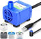 DEECOZY Springbrunnenpumpe, Mini-Springbrunnenpumpe, ultraleise, Ersatz durch LED-Licht