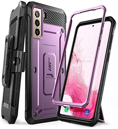 Supcase Unicorn Beetle Pro Rugged Dual Layer Case für Samsung Galaxy S22 5G (2022), Metallic Purple