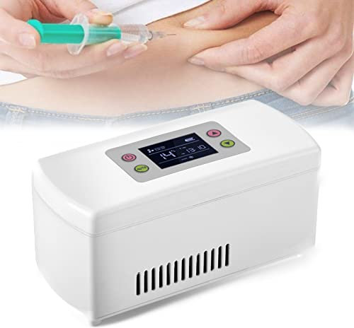 Mini Portátil Insulina Refrigerada, Caja Refrigerador Insulina Drogas Reefer Nevera Pequeña para Automóvil