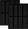 YXHZVON 2 Pièces Moule pour Barres de Céréales en Silicone, 8 Alvéoles Moule Rectangulaire en Silicone Energy Bar Maker Moule à Pâtisserie pour Chocolat Muffin Brownie Pain Aux Céréales Savon