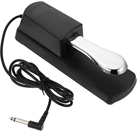 Milisten Portable Midi Pedal for Keyboards Digital Pianos Piano Sustain Pedal Nonslip Feature
