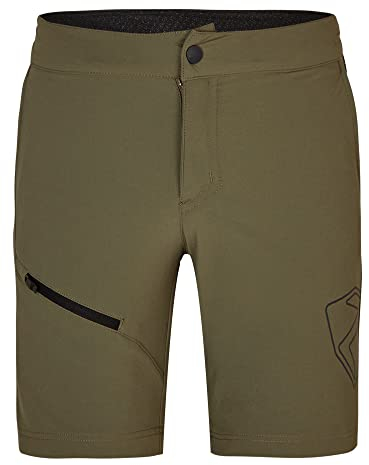 Ziener Kinder Natsu Outdoor-Shorts/Rad- / Wander-Hose - atmungsaktiv,schnelltrocknend,elastisch, Leaf Green, 164
