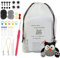 Retrok Häkelset Kinder Anfänger, Lustige Eule Häkeltiere Set Handarbeiten Komplett Häkeln Set Liebhaber Geschenk Hobby Häkelset Für Anfänger Experten DIY Handwerkskunst(schwarz)