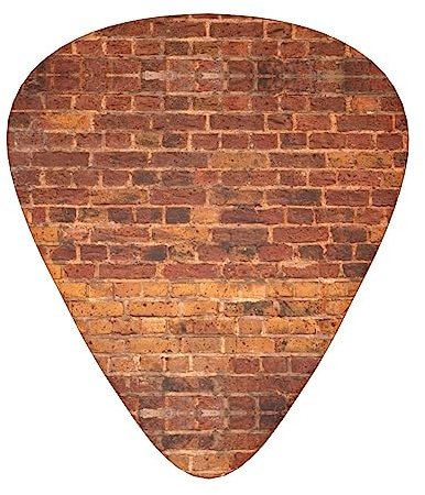 Industrial Brick Wall Background StOlmx Guitar Pick Set - Full Print Design, 3 Stärken erhältlich