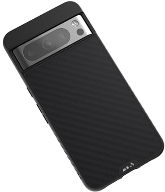 Mous Hülle für Google Pixel 8 Pro MagSafe Kompatibel Case - Limitless 5.0 - Carbonfaser - Handyhülle Pixel 8 Pro Case - Schutzhuelle