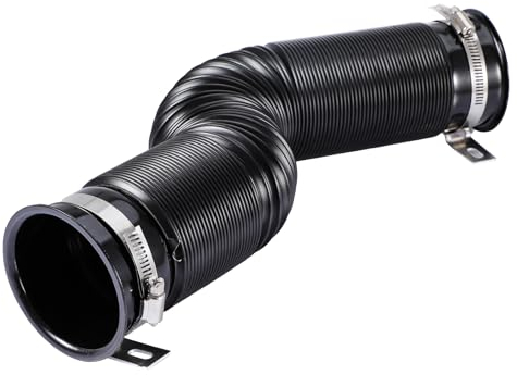 CarBole 76mm Auto Ansaugrohr,Luftfilter Ansaugschlauch,Kaltluftansaugrohr,Lufteinlassschlauch,Auto Kaltlufteinlassrohr,Erweiterbar auf 1m