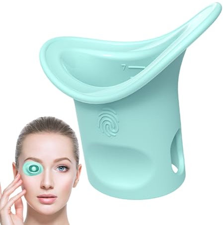 Augenspülbecher, Silikon Augenwaschbecher Augenspülreiniger, Weicher Augenreinigungsbecher, Augenbad Mit Skala, Augenspülung Für Ältere Frauen, Männer, Augenspülung, Sauberes Make-up