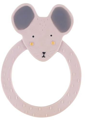Trixie Naturkautschuk runder Beißring - Frau Maus