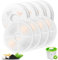 Filtre pour Fontaine à Chat, 8 filtres de rechange pour fontaine à chat 3L Filtre à charbon actif et résine échangeuse d'ions compatible avec la fontaine à eau 3L Flower Cat Water Fountain