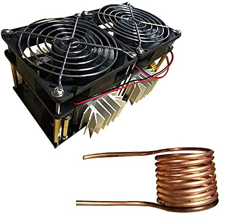 1800w DC 12V - 36V 40A module de plaque chauffante par induction ZVS tube de cuivre induction plaque chauffante module