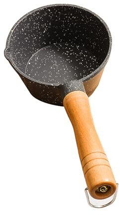 HIOPOIUYT Wok de fondo plano antiadherente para freír tortillas de piedra Maifans para pulverizaciones de aceite, antiadherente, wok de fondo plano