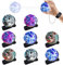 Wenosda Jump Ball mit Seil，Handgelenkball mit Seil，8pcs Moon Ball mit Schnur，Super hoch Springender Ball Kinderspielzeug Gummihüpf Ball 8 zufällige Tarnung
