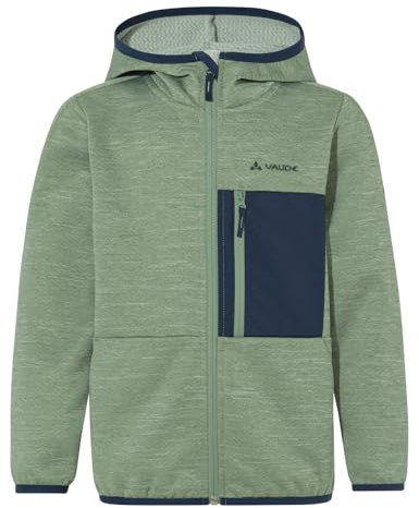 VAUDE Unisex Kinder Kids Kikimora Jacket, Willow Green/dark Sea, 98 EU
