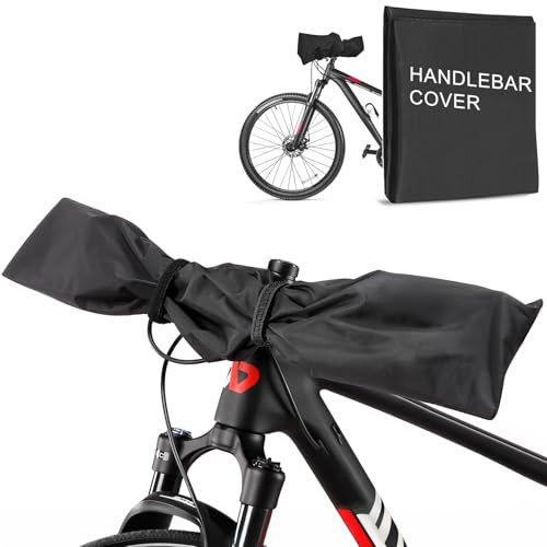 Nutmanel 2PCS Housse de Protection de Guidon Ebike, Protection de Transport, Protection Contre l'humidité, la poussière, Protection contre la pluie Housse de protection pour guidon