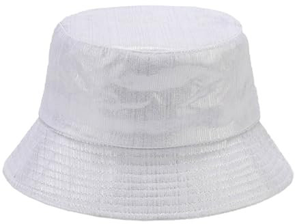 JJDreams Outdoor-Anglerhut Fischerhüte Unisex Modischer Mützen für Camping,Reisen,Party,Weiß