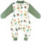 WYTbaby Baby Schlafsack mit Füßen Winter 3.5 Tog Warm Langarm Winterschlafsack 100% Baumwolle Schlafsack Baby mit Abnehmbaren Ärmel für Jungen Und Mädchen,Dunkel Grün/Baby Höhe 80-90cm