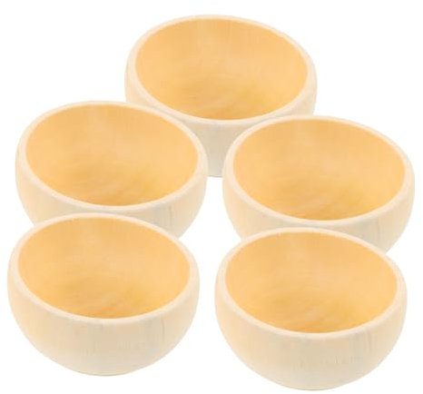 VILLCASE 15 Piezas Bol De Madera Tazones De Nueces Cuencos De Preparación Para Cocinar Tazones De Clasificación De Colores Tazones De Para Hacer Velas Tazones De Aperitivo Prep Bowls