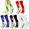 BOARDFEB Football Socks, 5 Paar Grip Socken Fussball 38-46 Fussball Socken Männer Bunte Fußball Socken Herren Fußballsocken Sportsocken für Fußball Basketball Volleyball Laufen