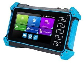 KOULEER CCTV-Tester, CCTV-Monitortester, CCTV Tester IP Kamera Ahd Mini Monitor 4k VGA IPC Tester CCTV Poe Tragbarer Monitor Cftv Kamera Kabel Testen PoE-Netzwerktools(5100 Plus)