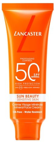 Lancaster Sun Beauty Sensitive Skin Mineral Face Cream SPF50, 50 ml