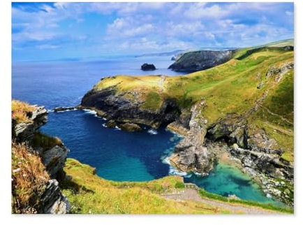 1000 Piece Jigsaw Puzzle，Tintagel - Cornwall，Adults Children paper Toy Educational Game（50x70cm）-F68