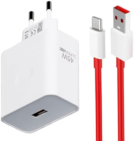 EuAcesry 45 W USB C Charger with Charging Cable for Onepls SuperVooc Charge, SAMS-ng S24 Ultra/S23 Plus/S23/S22, for Onepls13 12R 12 Nord CE 4 Lite Nord 4 3 2T 10 Pro Oppo Reno 12 Pro 12F 11F